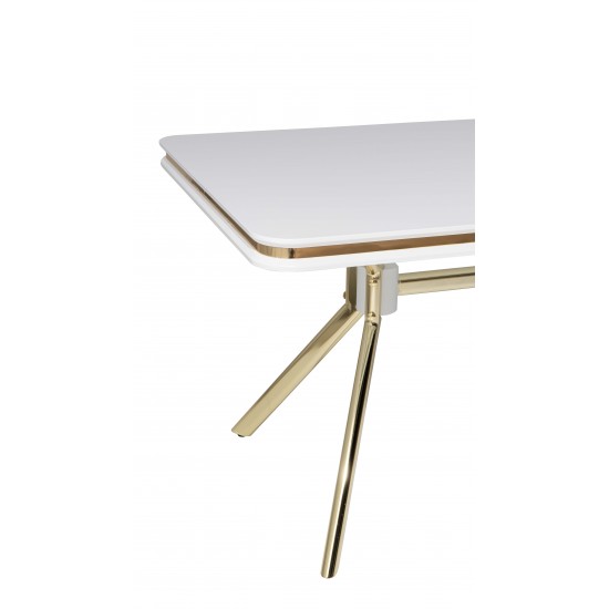 melody gold table