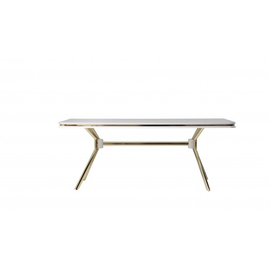 melody gold table