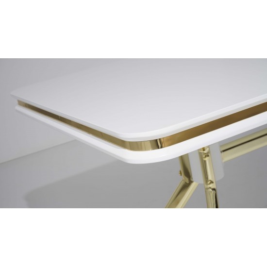melody gold table